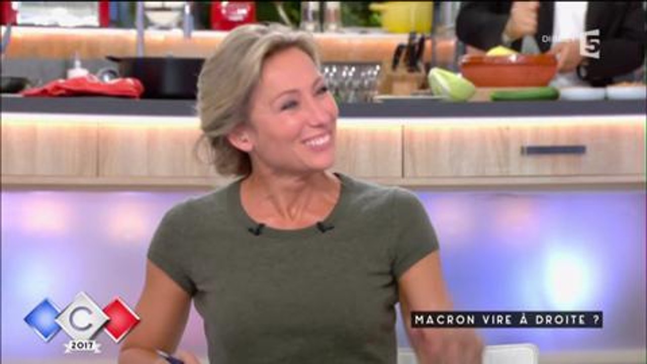 C à Vous : Ségolène Royal félicite Anne-Sophie Lapix pour son arrivée au 20 Heures de France 2