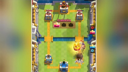 Clash Royale: Baralha Amistosa contra uma Menina