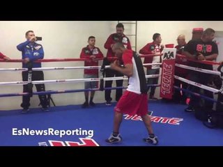 ORLANDO SALIDO LIGHT SHADOW BOXING AHEAD OF BANDIDO VARGAS CLASH; POTENTIAL "FIGHT OF THE YEAR"