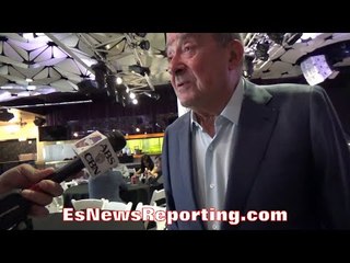 BOB ARUM REVEALS HE'S BEING TOLD MAYWEATHER "ISN'T LOOKING TO DO ANOTHER FIGHT"