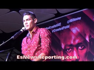 CRAWFORD VS POSTOL COMPLETE CARD PRESS CONFERENCE - EsNews Boxing
