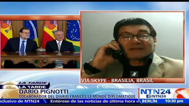 “Si sale Temer, el próximo mandatario podría ser elegido por legisladores envueltos en escándalos de corrupción”: Darío Pignotti, corresponsal de la agencia de noticias ANSA