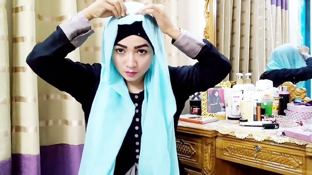 14.Most Requested Tutorial easy Layered look Hijab Style with saree Kamij - Pari ZaaD
