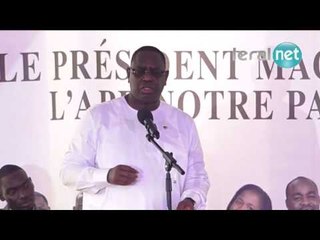 Discours de Macky Sall