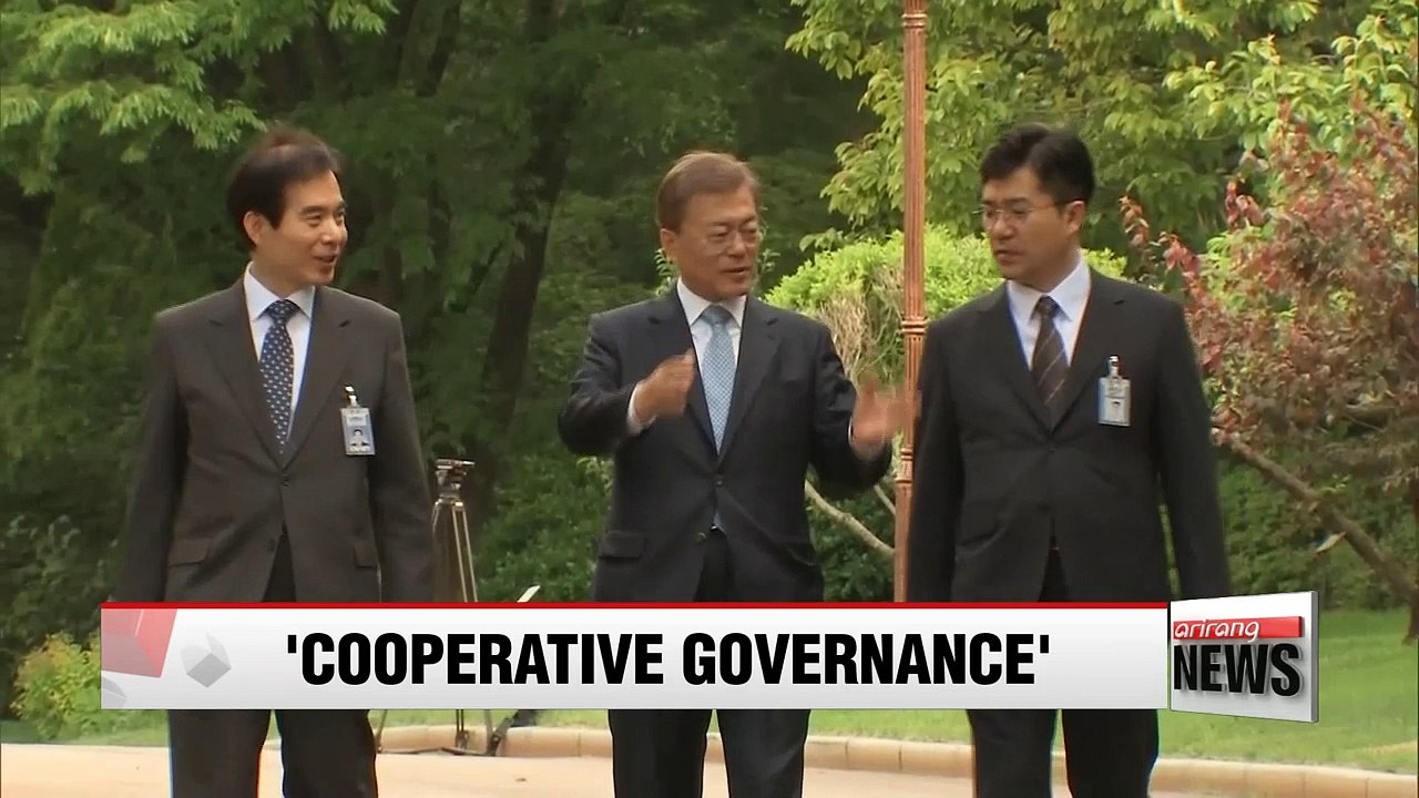 Cooperative governance on table at President Moon's meeting with floor leaders