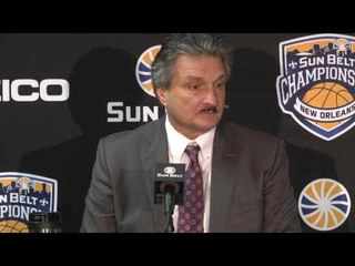 2017 Sun Belt Conference Men's Quarterfinal Press Conference: Texas State vs ULM