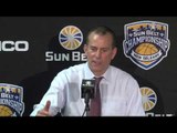 2017 Sun Belt Conference Men's Basketball Champ: Semifinal Press Conference Troy vs Georgia State