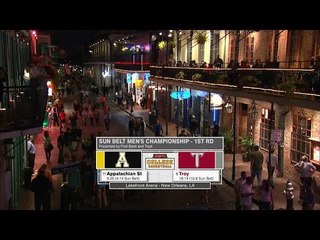 2017 Sun Belt Conference Men's Basketball Championship: Game 4 Highlights Troy vs App State