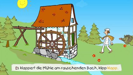 Es klappert die Mühle am rauschenden Bach  - K