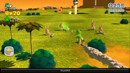 Super Mario 3D World - Part 11 HD - 100% Walkthrough - World 5 (5-3, 5-A, 5-4, 5-5) Green Stars & Stamps