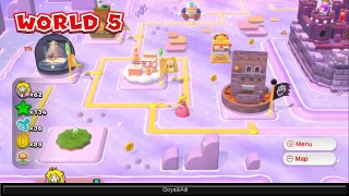Super Mario 3D World - Part 12 HD - 100% Walkthrough - World 5 (5-B, 5-6, 5-7, 5-C) Green Stars & Stamps
