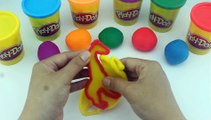 Play and Learn Colours with Play Doh-Animals,human Molds