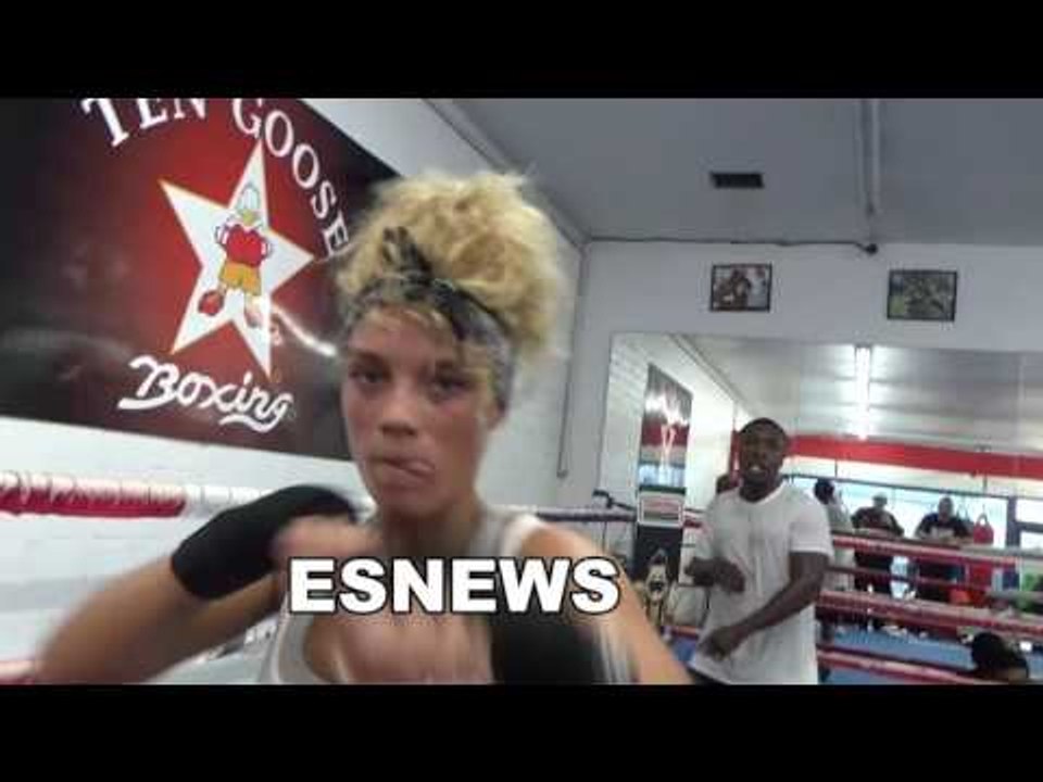 Dime Piece Actress Jena Frumes Boxing - EsNews...