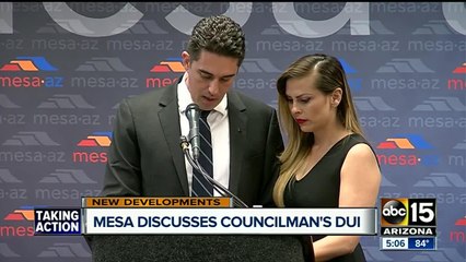 Mesa political leaders discuss councilman's DUI arrest