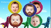 Little Babies Transform Dinosaur 3D Learn Colors New Episodes Finger Family Songs for Children 2017