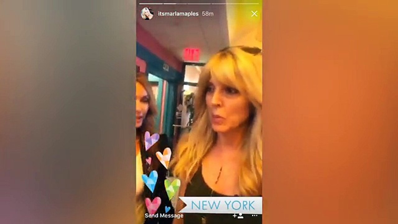 Marla Maples rushes to site of fatal Times Square crash and takes a series of SELFIES just feet from where teen died