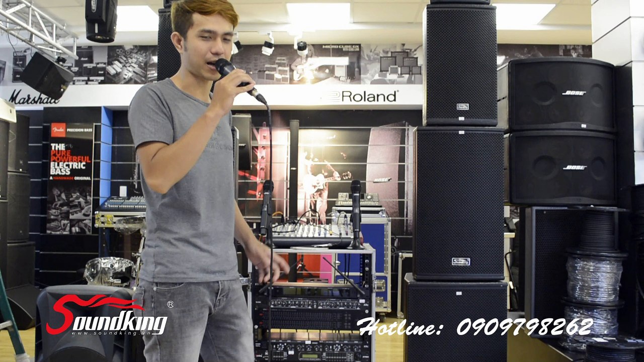 Test âm thanh loa Soundking dòng L series L10 | L12 | L15