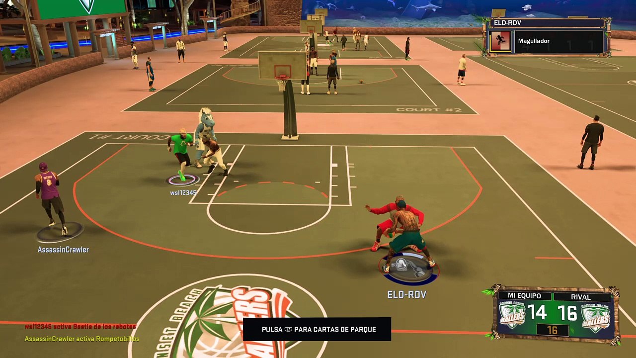 NBA2K17 slam dunk