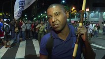 Protesto no Rio termina em confronto