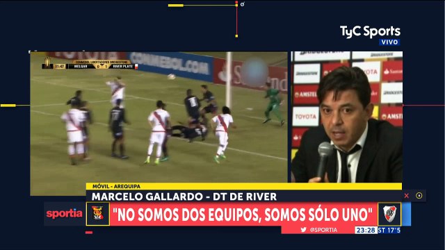 Gallardo: No somos dos equipos, somos solo uno