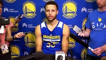 【NBA】Stephen Curry Practice Interview  Warriors vs Spurs  Game 3  May 18, 2017  NBA Playoffs