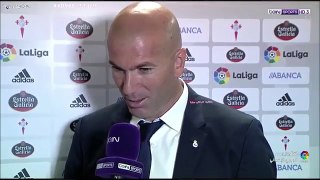 زين الدين زيدان  تعليق ناري لـ إقتراب - ريال مدريد - من الفوزبـ بطولة الدوري الأسباني 2017 -