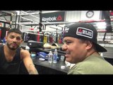 Robert Garcia ABNER MARES IN THE GYM SPEEDY WILL BE RIGHT BACK EsNews Boxing