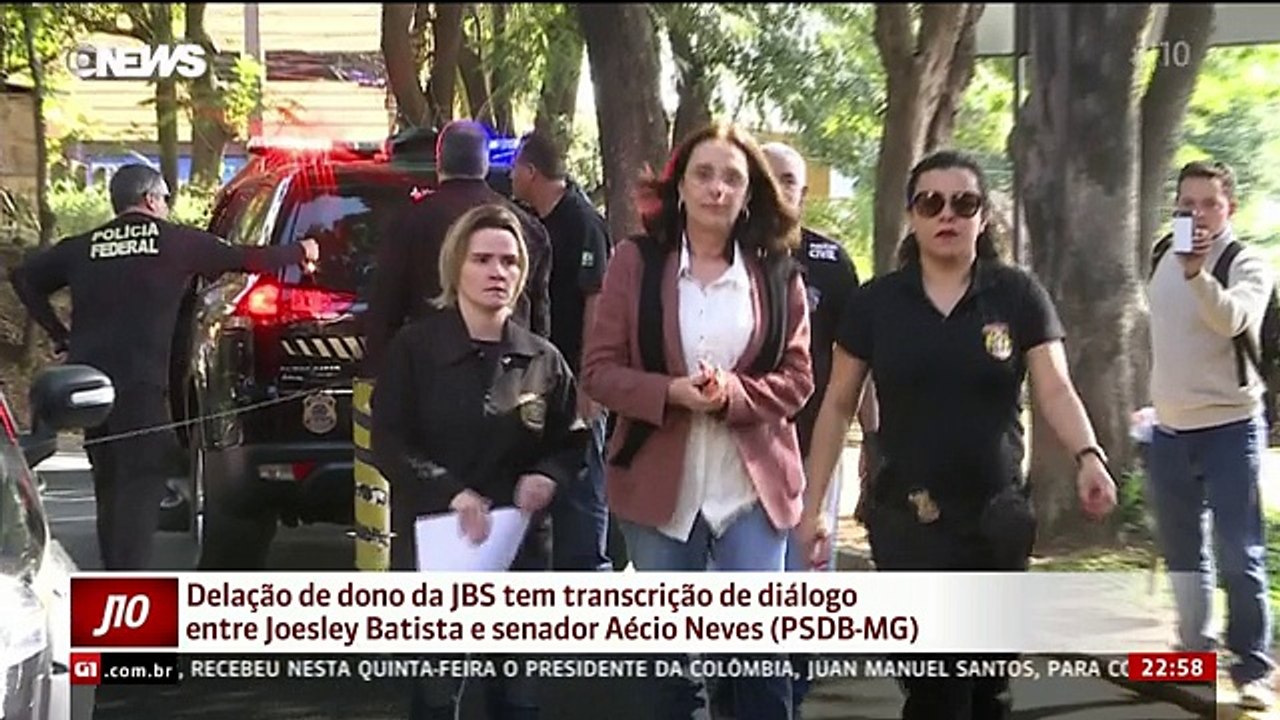 Delação de dono da JBS tem transcrição de diálogo entre Joesley Batista e Aécio Neves