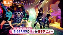 20170517 めざましテレビ BLACKPINK 日本デビュー