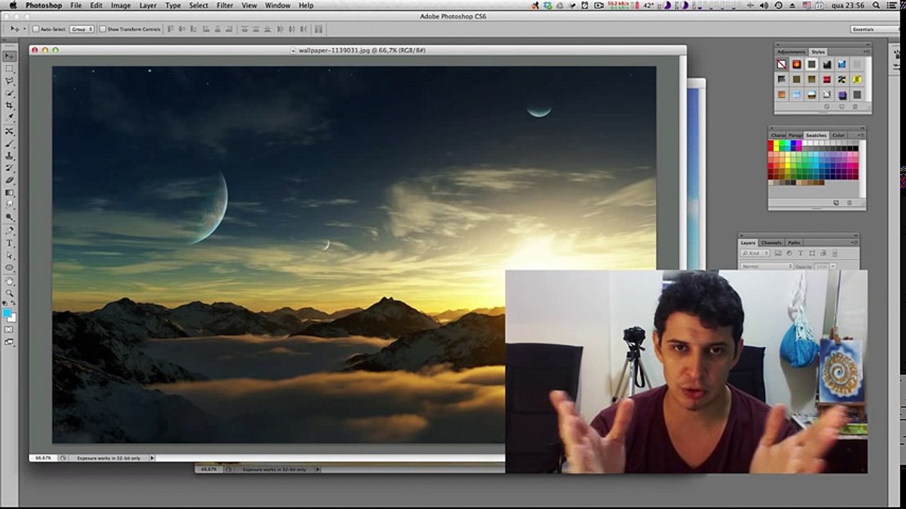 Curso de Photoshop #4 LAYER - CAMADA - Tutorial Photoshop Online