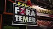 Manifestantes protestam contra Temer na Paulista