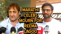Marathi Celebrity Mourn On Reema Lagoo Death | Mahesh Manjrekar, Medha Manjrekar & Vaibav Tatvavadi