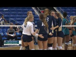 2016 Sun Belt Conference Volleyball Championship: Match 2 Highlights