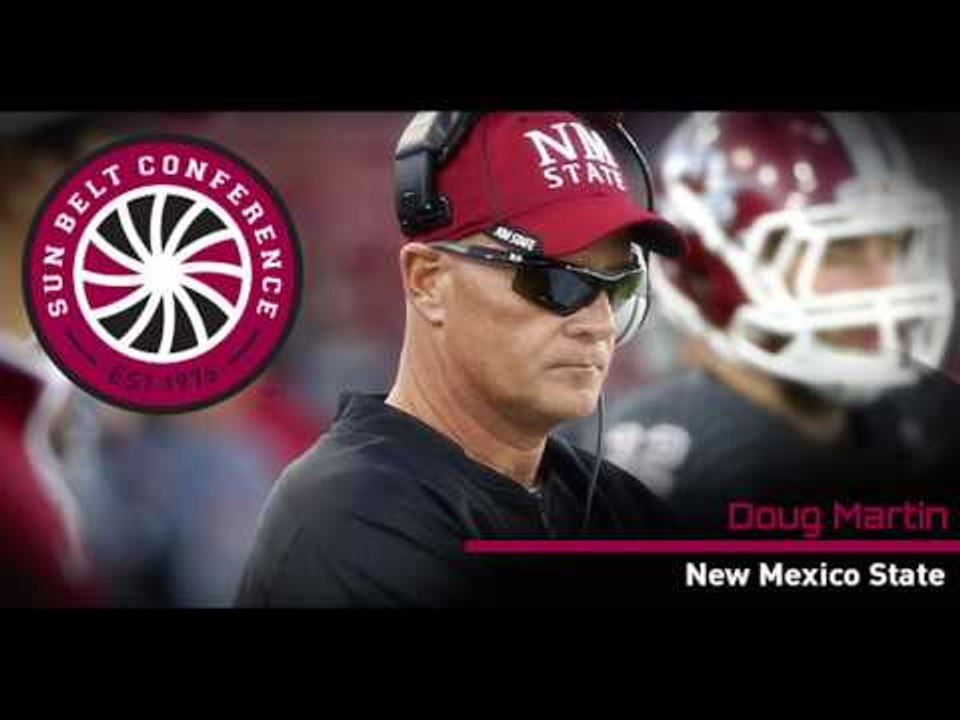 11/7 Sun Belt Football Media Teleconference: New Mexico State Head Coach Doug Martin