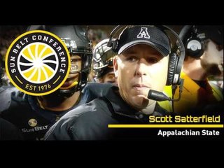 11/7 Sun Belt Football Media Teleconference:  Appalachian State Head Coach Scott Satterfield