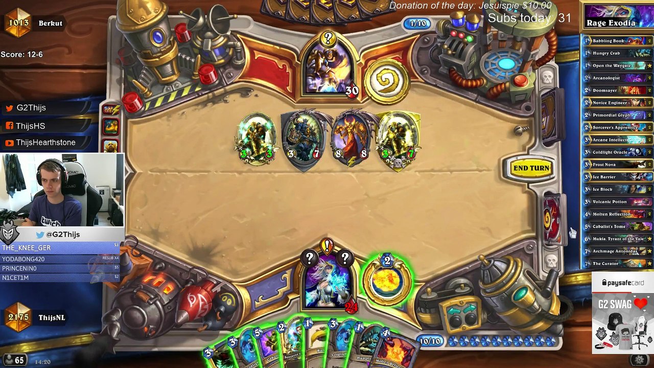 Hearthstone: WORLD CHAMP PLAYS LUL