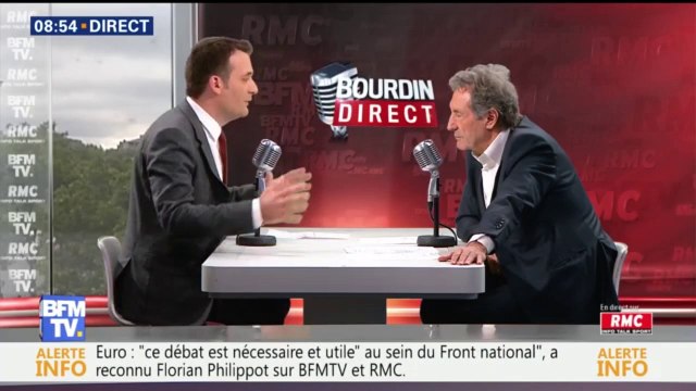 Florian Philippot estime que le FN peut travailler avec des gens de la droite et de la gauche