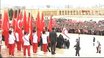 Ilk Tören Anıtkabir'de Yapıldı 2