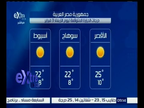 غرفة الأخبار | وحيد سعودي: طقس اليوم شتوي معتدل على القاهرة والوجه البحري