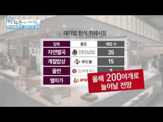 한식 뷔페 북적...골목시장 '골병' [광화문의 아침] 33회 20150722