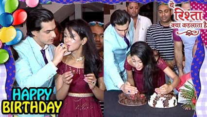 Mohsin CELEBRATES Shivangi's BIRTHDAY On Set  Yeh Rishta Kya Kehlata Hai