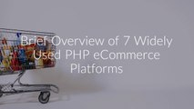 Some PHP Based ECommerce Platforms| PHP Web Development Services| Webhonchoz