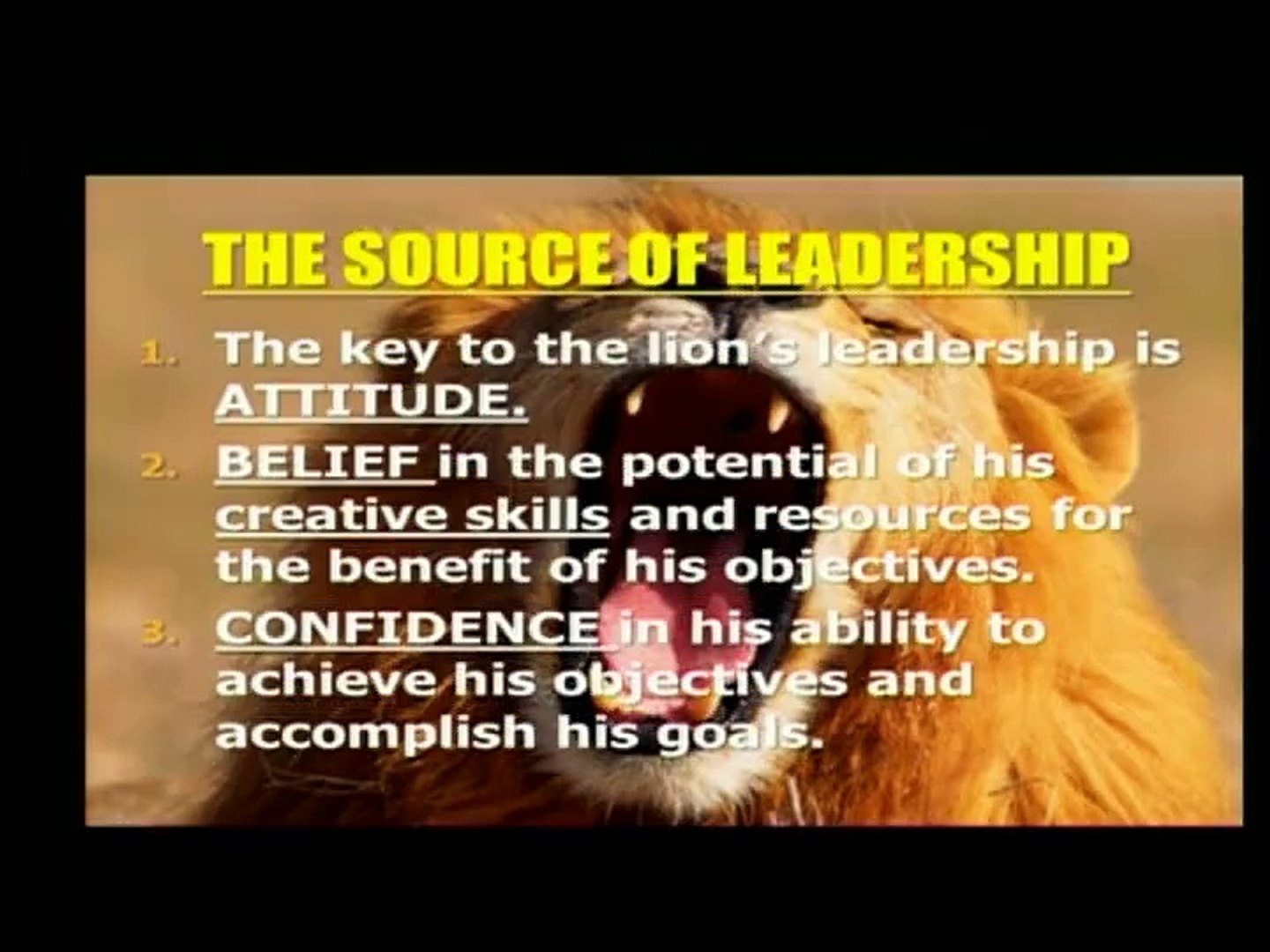 An army of sheep led by a lion will always defeat an army of lions. DR.  Myles Munroe, image size:1440x1080