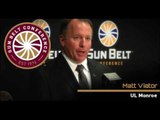 10/31 Sun Belt Football Media Teleconference: UL Monroe Head Coach Matt Viator