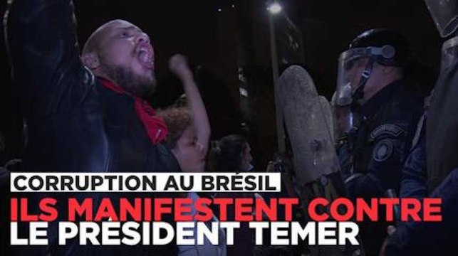 Brésil : plusieurs milliers de personnes manifestent contre le président Temer