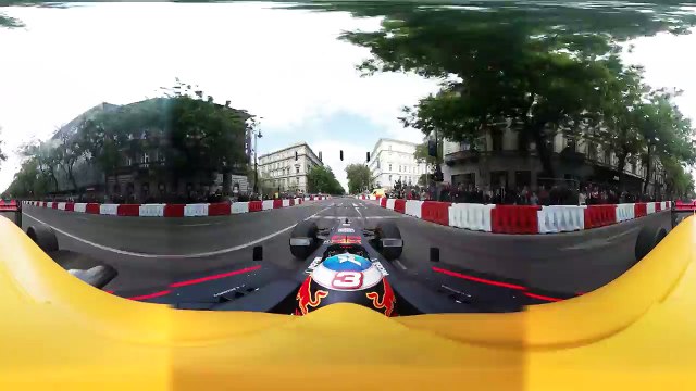 Onboard an F1 car for street burnouts in Virtual Reality and 360!