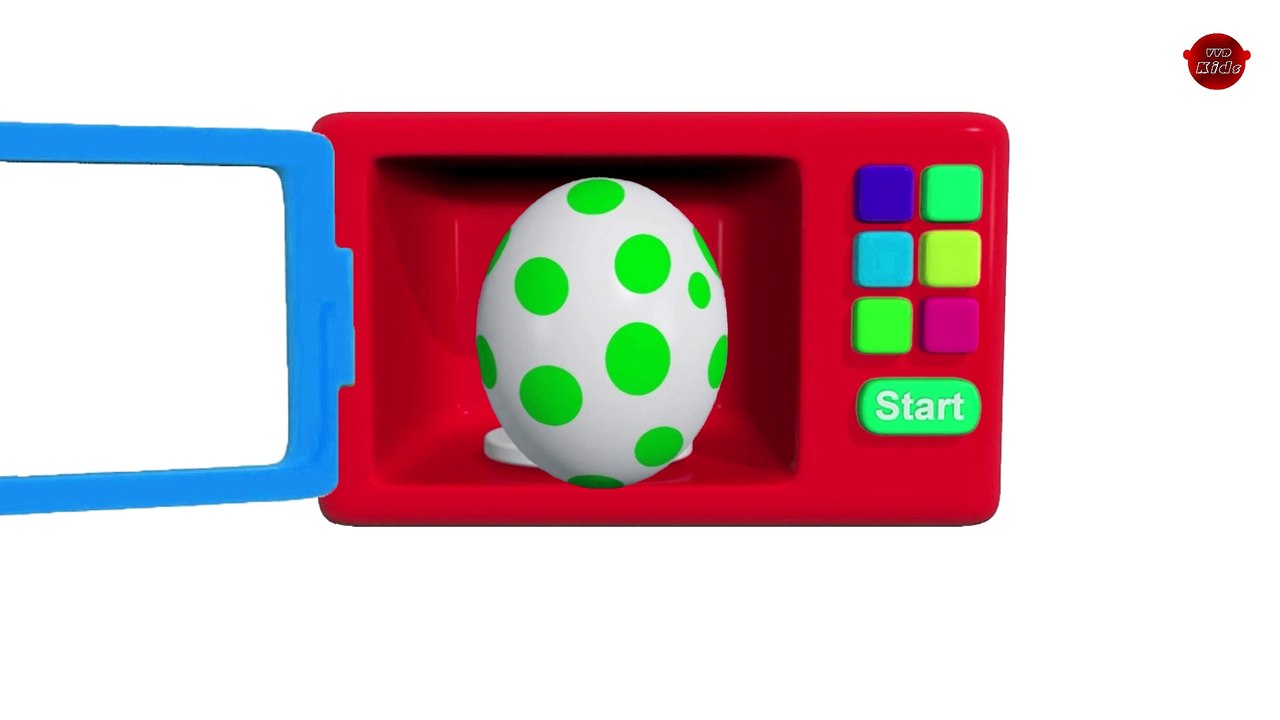 Learn Colors With Microwave Oven Toys and Snake Coloring for Children - Colors for Kids Toddlers