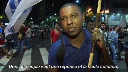 Brésil: Manifestation contre le président Temer
