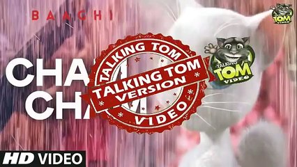 Cham Cham Video Song  BAAGHI Talking Tom And Angela Version