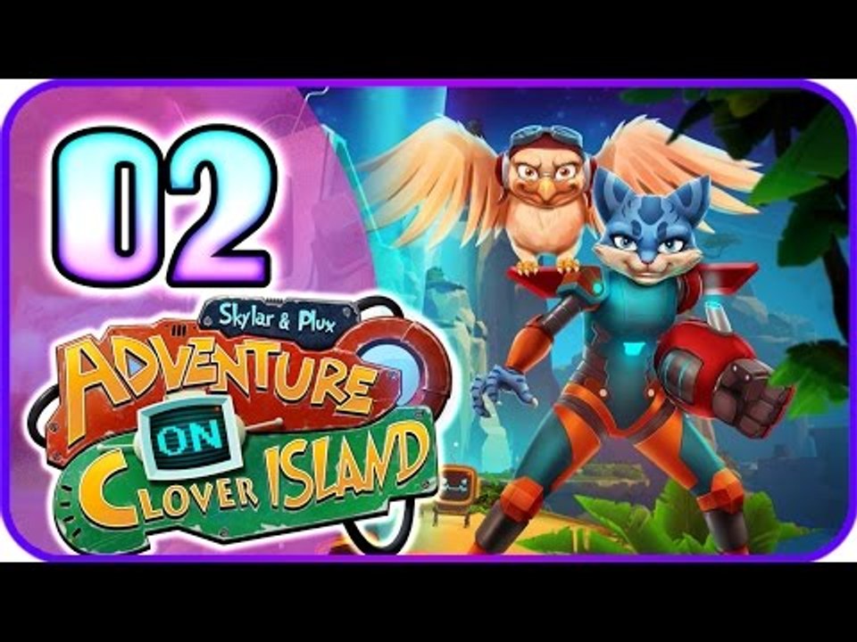 Skylar & Plux: Adventure on Clover Island Walkthrough Part 2 (PS4, PC) No Commentary